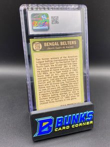 1967 Bengal Belters Norm Cash/Al Kaline CGC 7