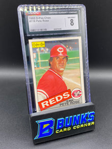 1985 Pete Rose CGC 8