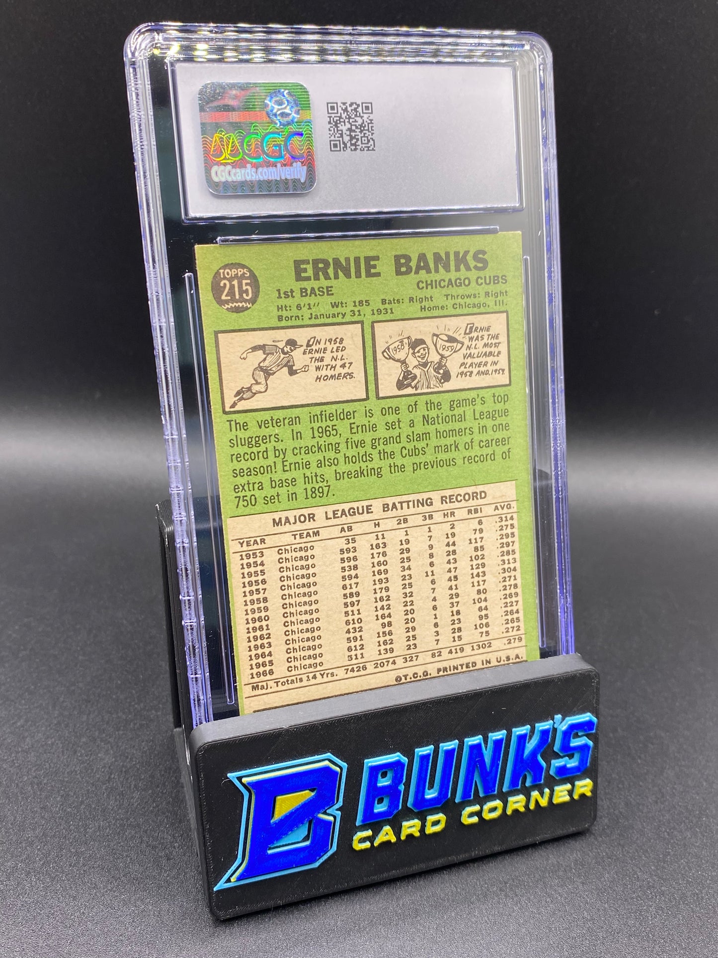 1967 Ernie Banks CGC 7