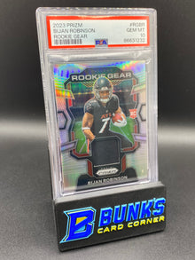 2023 Bijan Robinson Rookie Gear PSA 10
