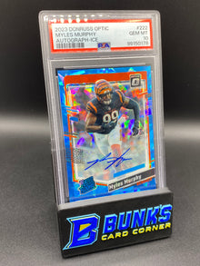 2023 Myles Murphy Autograph Ice PSA 10