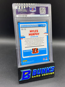2023 Myles Murphy Autograph Ice PSA 10