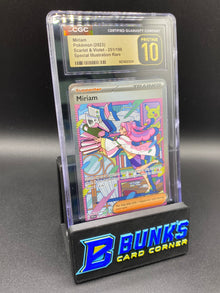 Miriam SIR Scarlet & Violet CGC PRISTINE 10