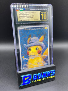 Pikachu with the Grey Felt Hat Promo (Van Gogh) CGC PRISTINE 10