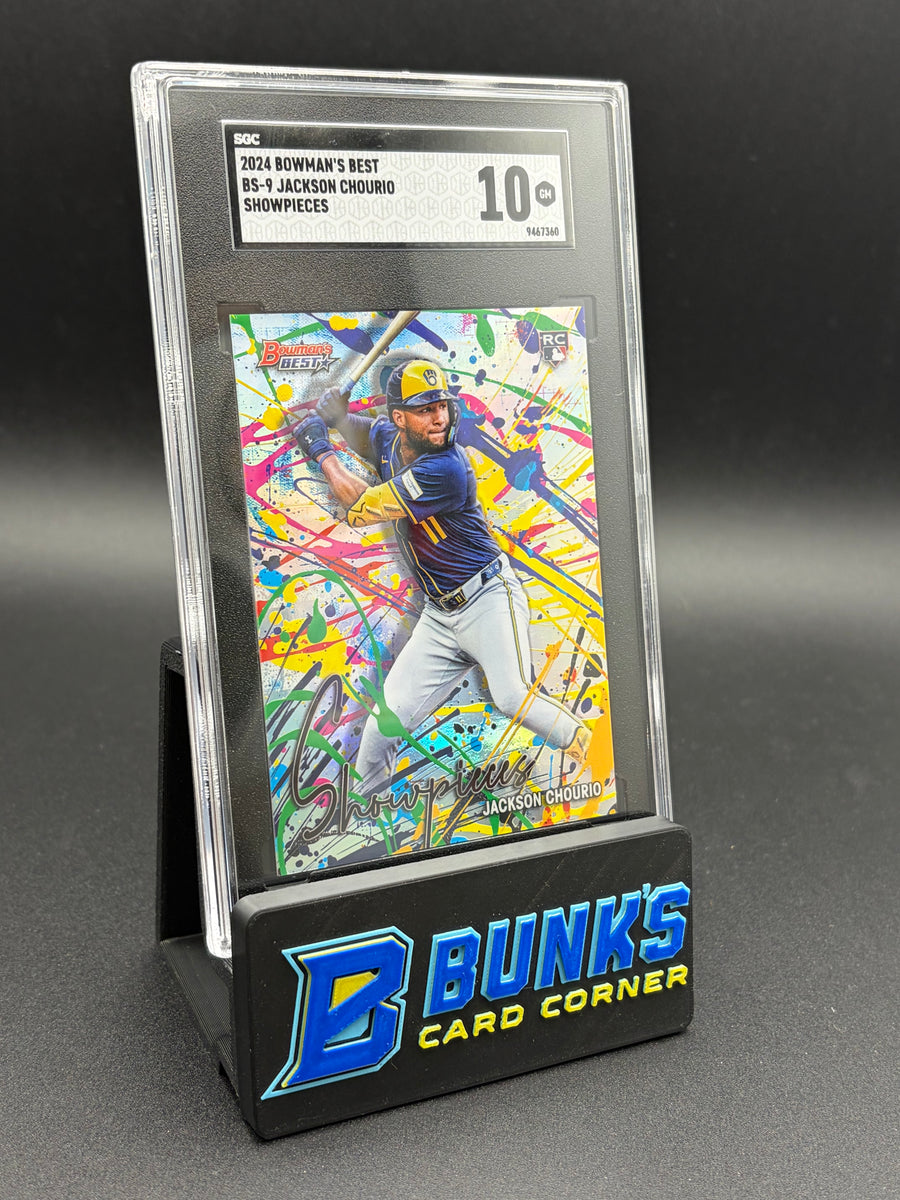 2024 Jackson Chourio Showpieces Bowman's Best SGC 10 RC