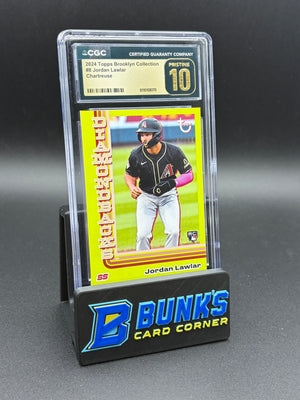 2024 Jordan Lawlar Chartreuse Brooklyn Collect CGC Pristine 10 46/99 RC
