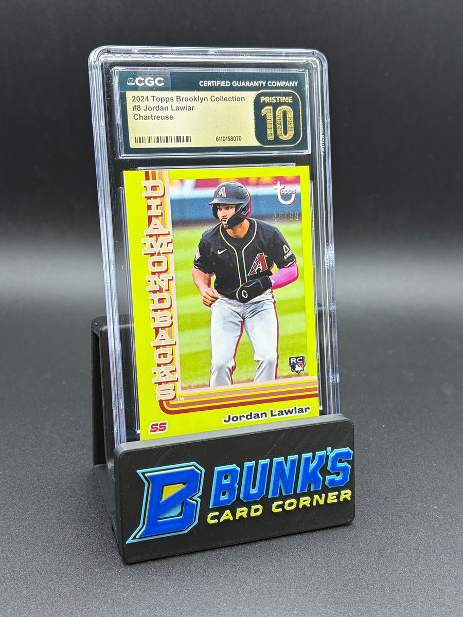 2024 Jordan Lawlar Chartreuse Brooklyn Collect CGC Pristine 10 46/99 RC