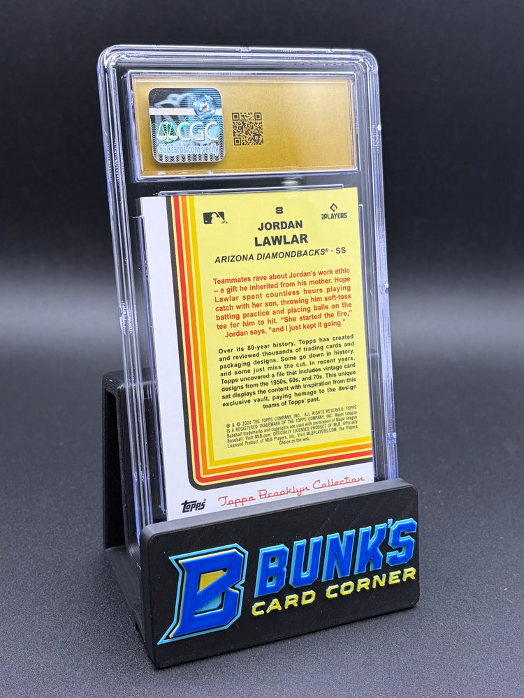 2024 Jordan Lawlar Chartreuse Brooklyn Collect CGC Pristine 10 46/99 RC