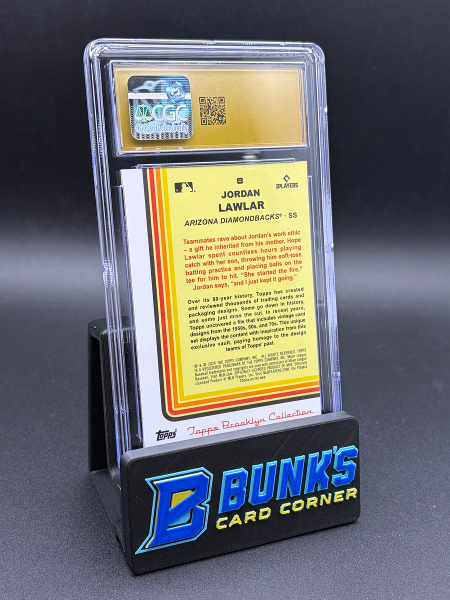 2024 Jordan Lawlar Chartreuse Brooklyn Collect CGC Pristine 10 46/99 RC