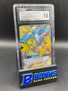 Moltres & Zapdos & Articuno Gx Ultra Rare Hidden Fates CGC 10