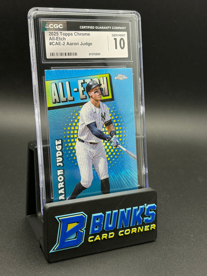 2025 Aaron Judge All Etch CGC 10