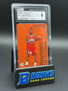 1996-97 Allen Iverson Upper Deck CGC 9