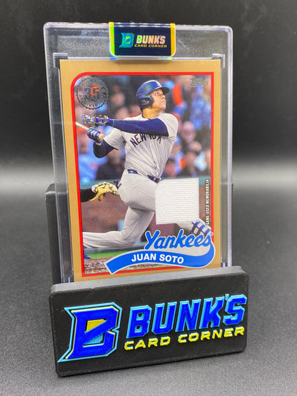 Juan Soto Game Used Memorablia 12/50