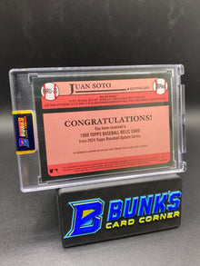 Juan Soto Game Used Memorablia 12/50