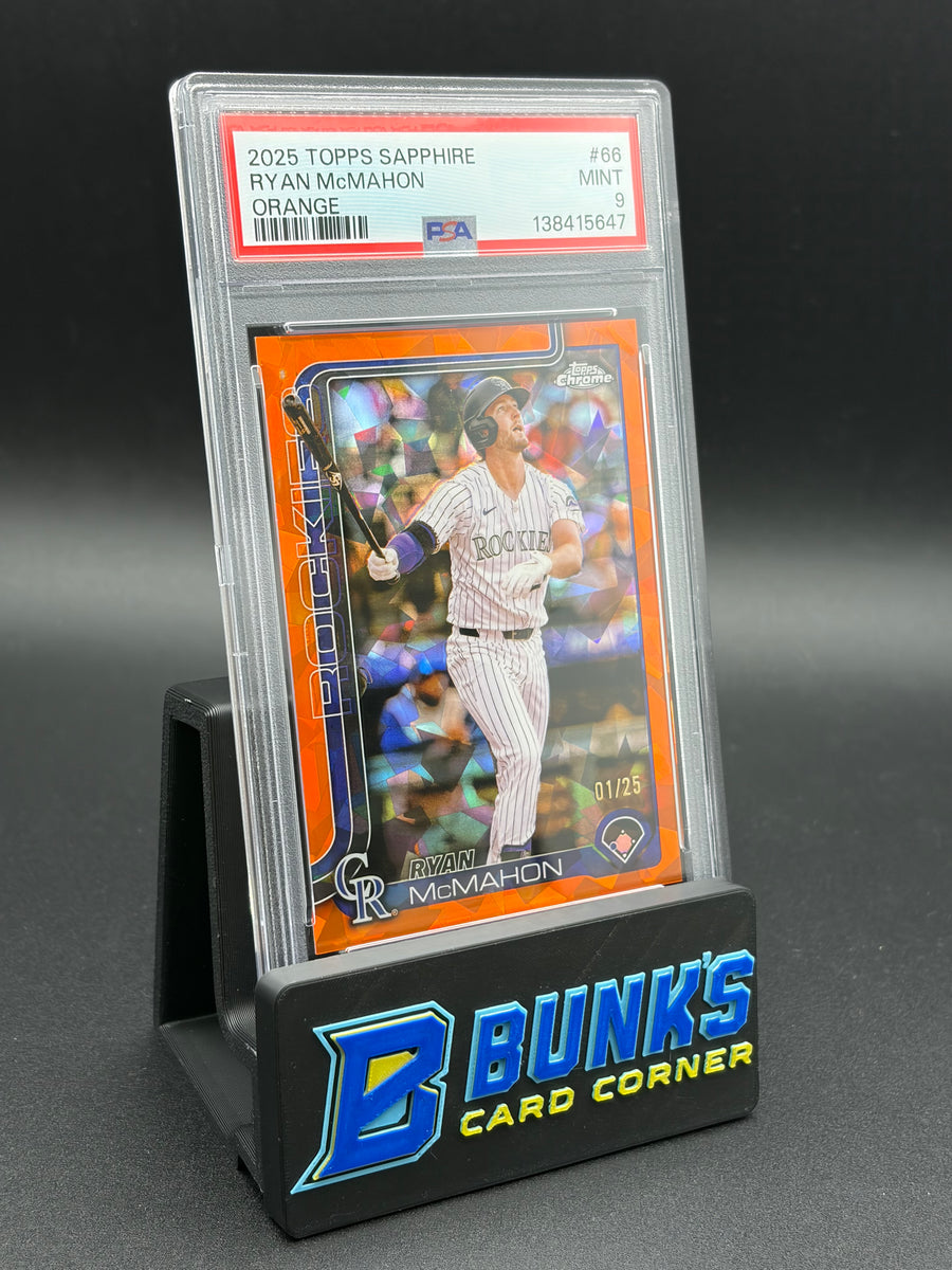 2025 Ryan McMahon Orange Sapphire PSA 9 1/25