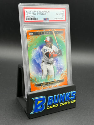 2024 Heston Kjerstad Orange Inception PSA 10 9/10 RC