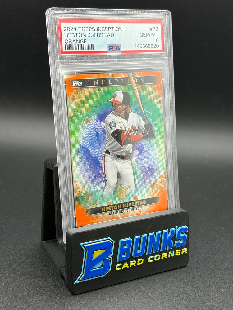 2024 Heston Kjerstad Orange Inception PSA 10 9/10 RC
