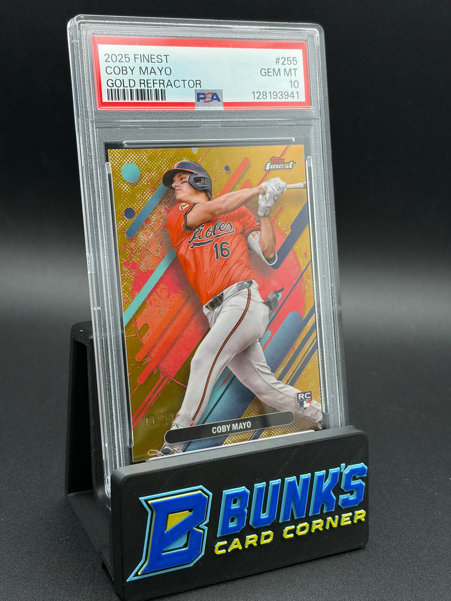 2025 Coby Mayo Gold Refractor PSA 10 RC 9/20