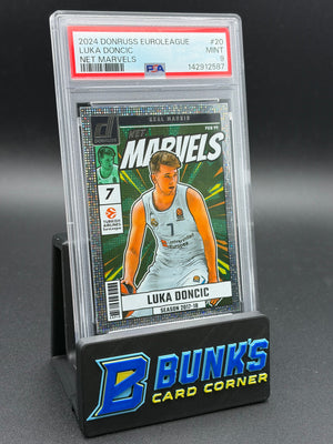 2024 Luka Doncic Net Marvels Donruss PSA 9