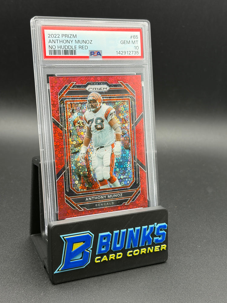 2022 Anthony Munoz No Huddle Red PSA 10 3/50