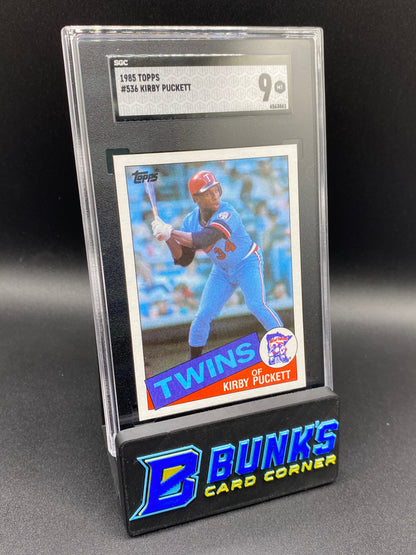 1985 Kirby Puckett SGC 9