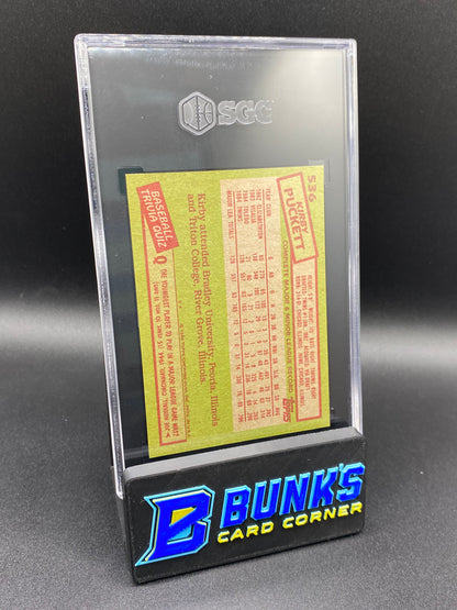 1985 Kirby Puckett SGC 9