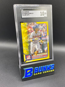 2022 Ronald Acuna Jr. Yellow 13/75 SGC 10