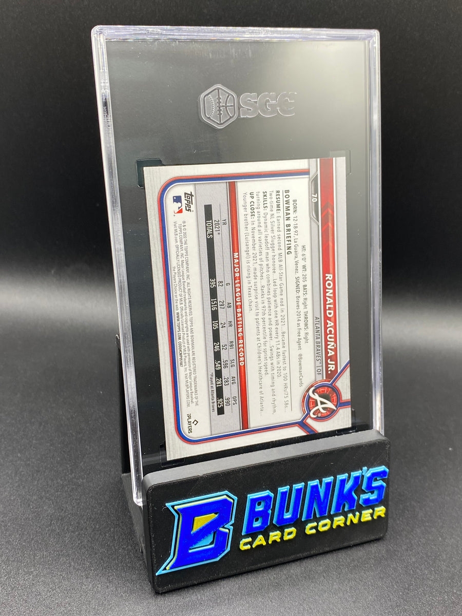 2022 Ronald Acuna Jr. Yellow 13/75 SGC 10