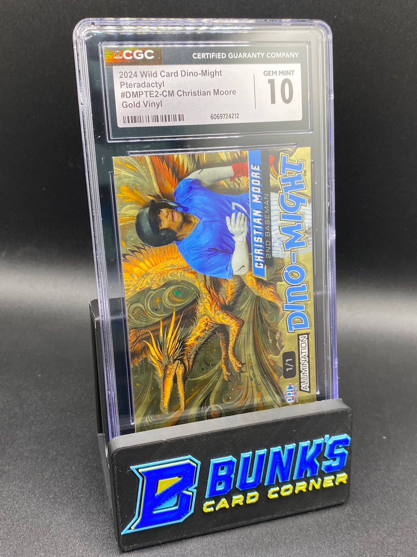 2024 Christian Moore  Pteradactyl Gold Vinyl CGC 10