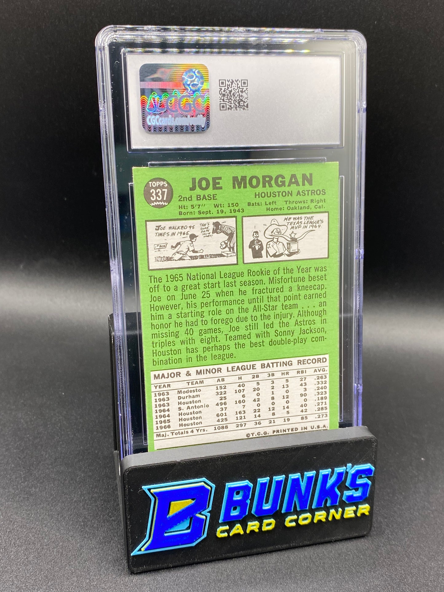 1967 Joe Morgan CGC 6