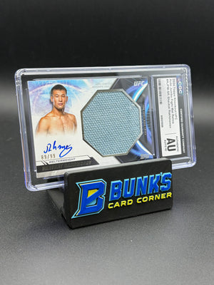 2024 Shavkat Rakhmonov Auto Jumbo Fight Mat Relics CGC AU Auto 10 89/99