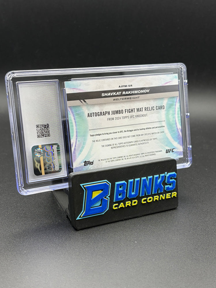 2024 Shavkat Rakhmonov Auto Jumbo Fight Mat Relics CGC AU Auto 10 89/99