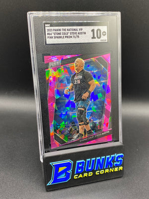 2023 Steve Austin Pink Sparkle Prizm 71/75