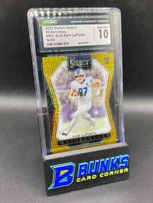 2023 Sam LaPorta Watercolors Gold CGC 10