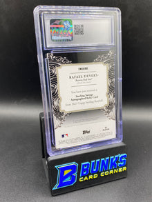 2023 Rafael Devers Red Auto Relics CGC 9/10