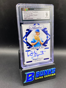 2022 Robin Yount Sapphire Premium Ink CGC 9/10