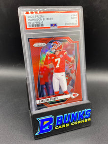 2024 Harrison Butker Red Prizm PSA 9