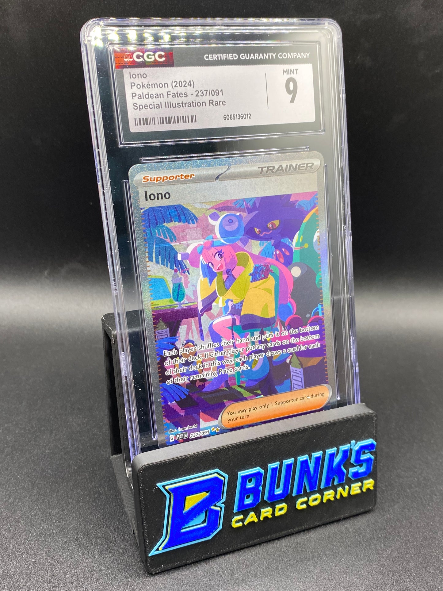 Iono SIR Paldean Fates CGC 9