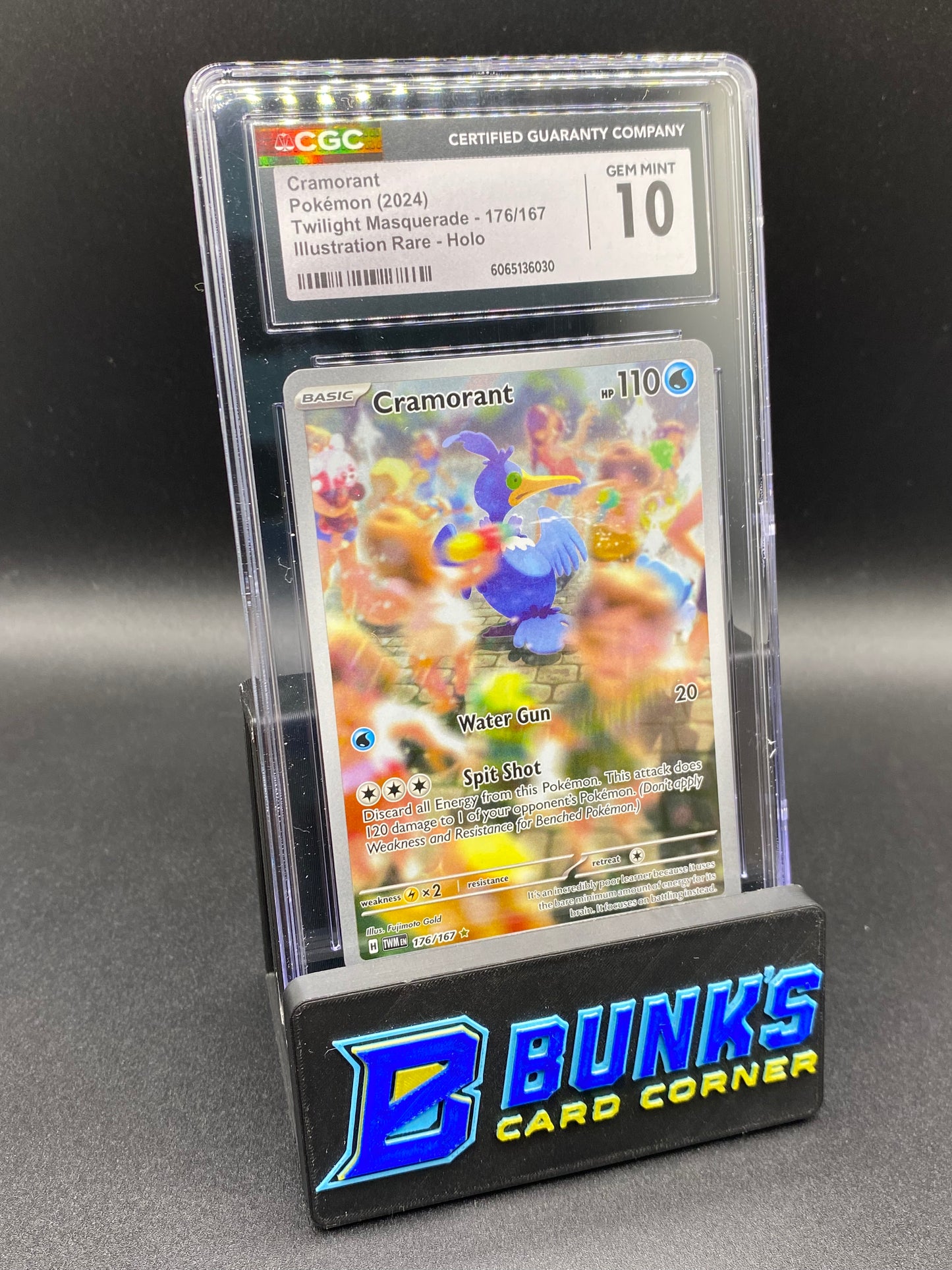 Cramorant Illustration Rare Twilight Masquerade CGC 10