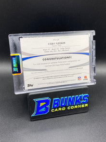 Coby Fleener Topps Prime Patches Auto 5/15