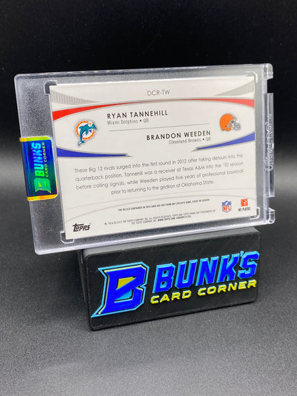 Ryan Tannehill & Brandon Weeden Dual Combo Topps Prime Patches 7/10