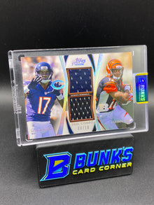 Alshon Jeffery & Mohamed Sanu Dual Combo Topps Prime Patches 8/10