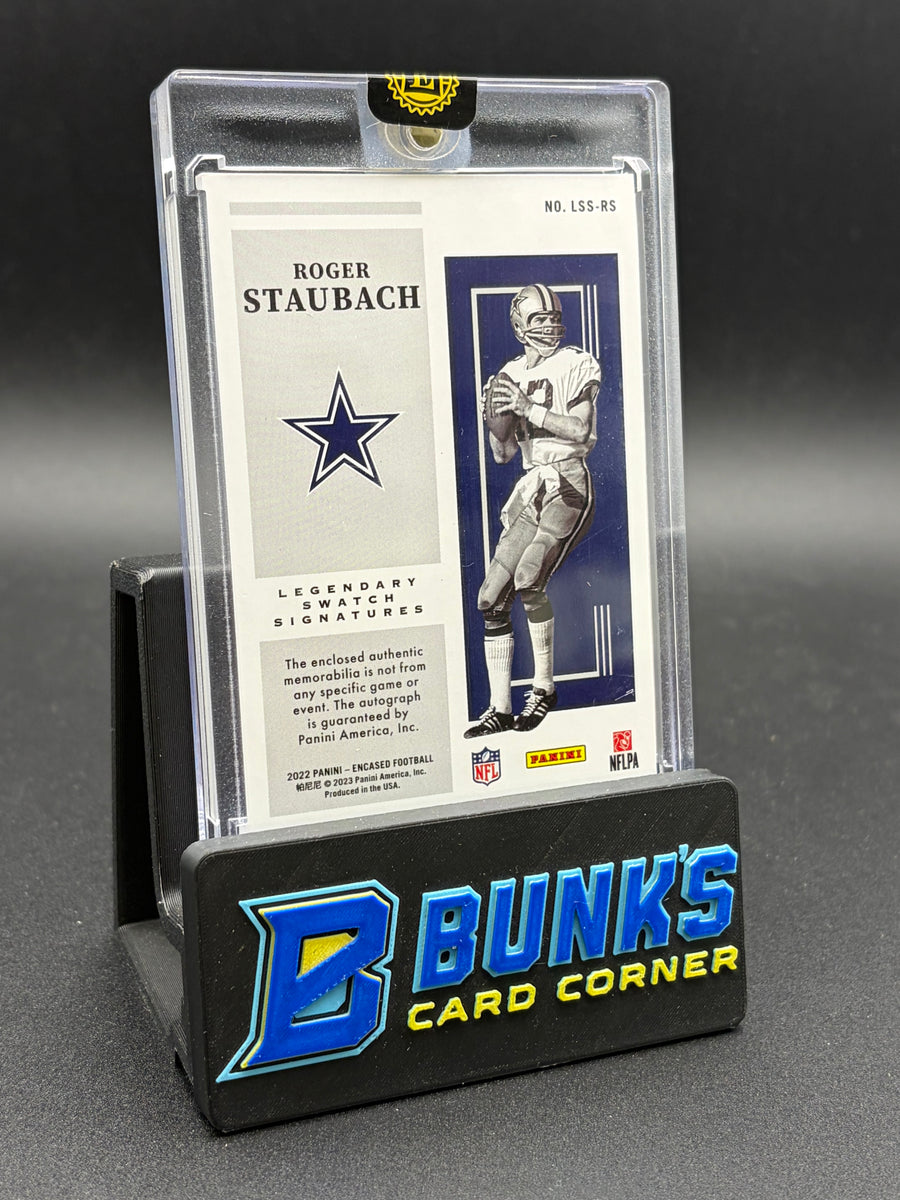 2022 Roger Staubach Legendary Swatch Signatures 4/20