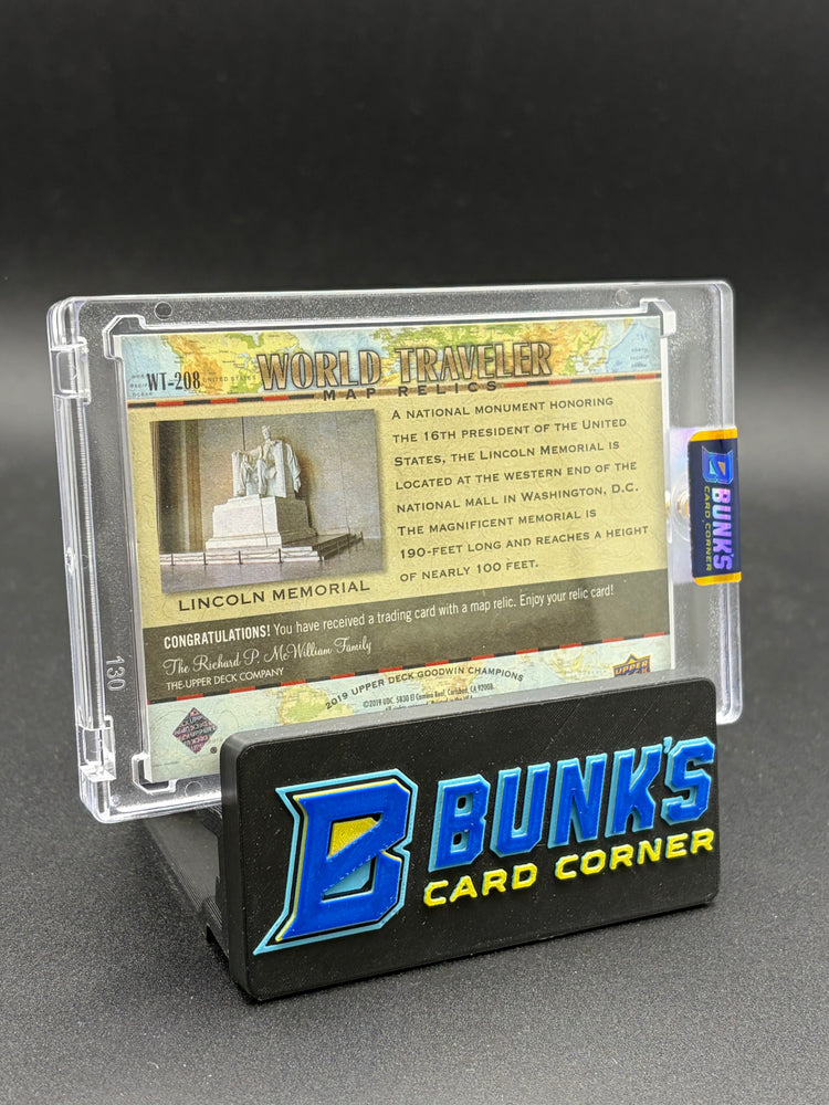 2019 World Traveler Lincoln Memorial Maps Relic