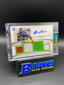 Robert Turbin Patches Auto Topps Prime 8/15