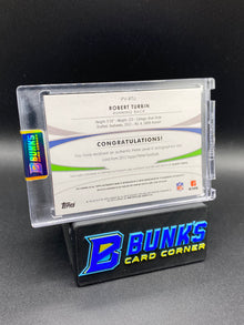 Robert Turbin Patches Auto Topps Prime 8/15