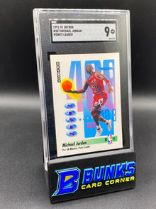 1991-92 Michael Jordan Points Leader SGC 9