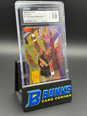 1994-95 Dikembe Mutombo Rejector Flair CGC 10 3/6