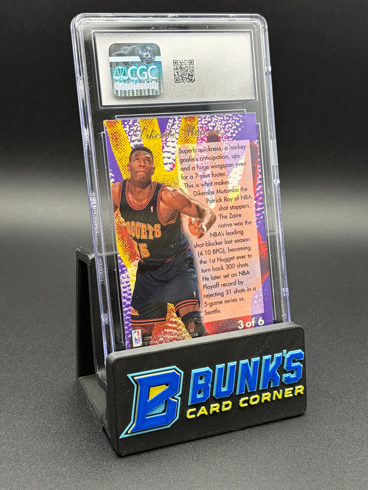 1994-95 Dikembe Mutombo Rejector Flair CGC 10 3/6
