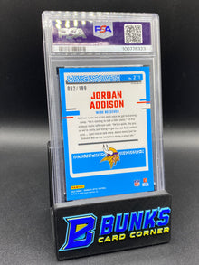 2023 Jordan Addison Blue PSA 10